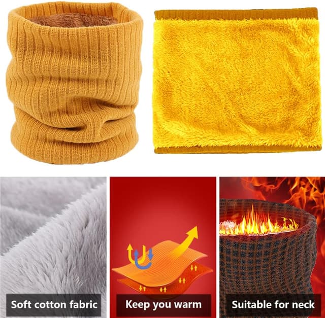 Detalle de Fleece snood neck warmer for winter