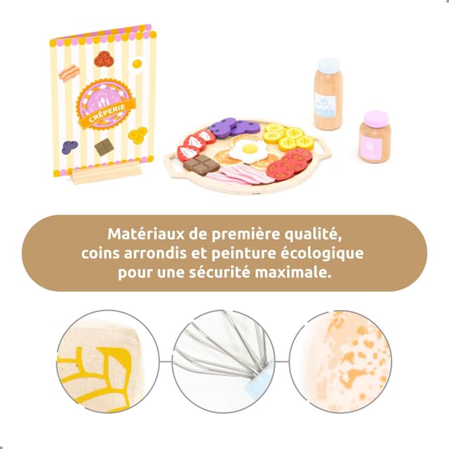 Thumbnail 1 de UMU Kit de jeu crêpes 44 pièces