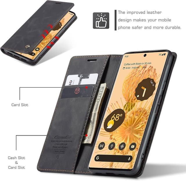 Detalle 2 de Google Pixel 6 Pro leather wallet case