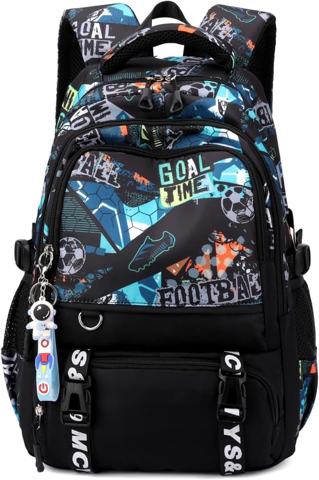 Detalle de Tanou Zaino Scuola per Ragazzi 12-19 anni, grande capacità in nylon resistente all’acqua