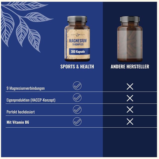 Thumbnail 4 de Magnesium Komplex 400mg 300 Kapseln