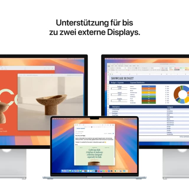 Thumbnail 7 de Apple MacBook Air 15 2025 M4 mit 16 GB Arbeitsspeicher und 256 GB SSD