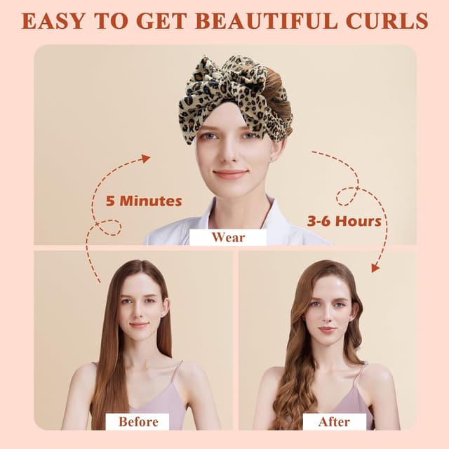 Detalle de weiwei Lockenwickler ohne Hitze, 9-teilig