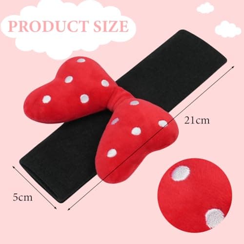 Thumbnail 1 de URAQT Protezioni per cintura di sicurezza papillon, 2 pezzi