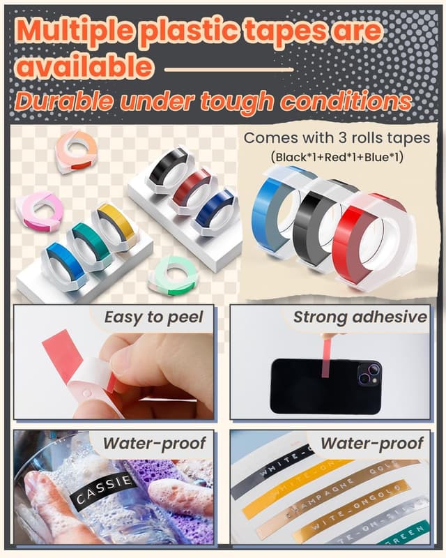 Thumbnail 2 de Memoking E975 Prägegerät 3 Rollen 📇