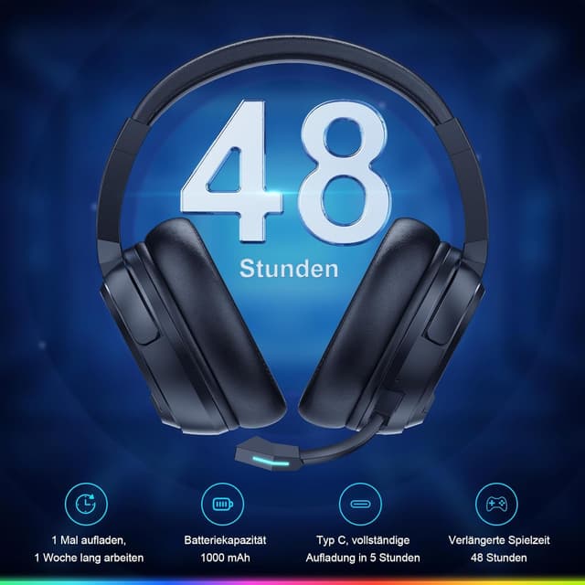 Thumbnail 4 de Krysenix PG4 Wireless Gaming Headset 48H