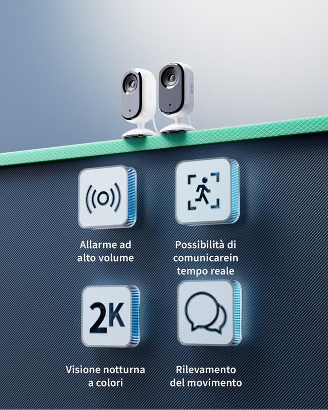 Thumbnail 1 de Arlo Essential 2 Indoor 2K Telecamera per Interni