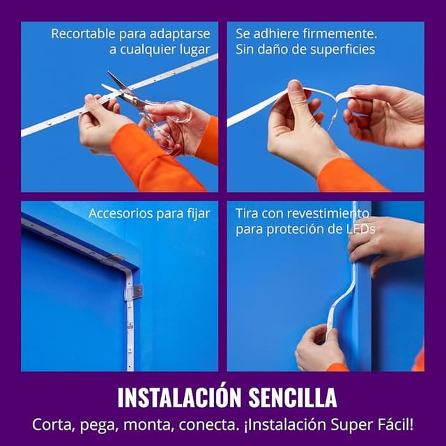 Thumbnail 4 de WiZ Tira LED Inteligente 30m RGB, Control por Voz 🌈