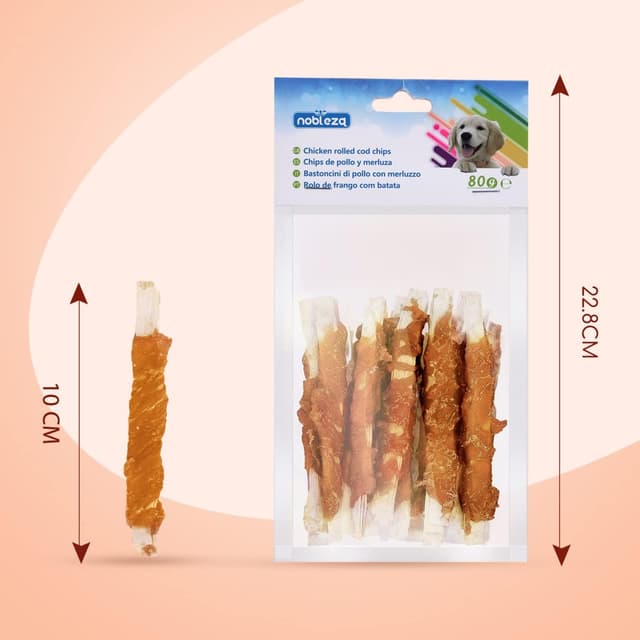 Thumbnail 1 de Nobleza L10 cm snack masticabili per cuccioli 6×80 g