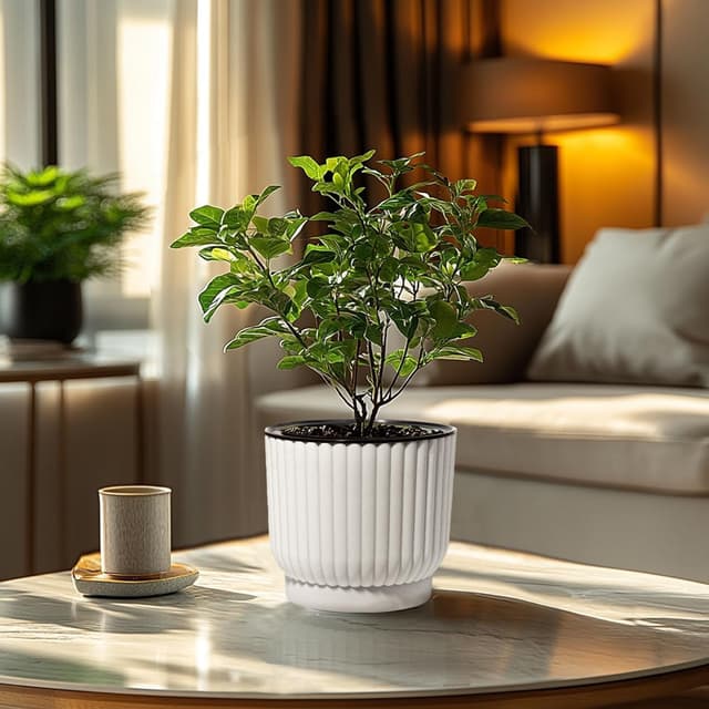 Thumbnail 6 de T4U 15cm Self-Watering Plant Pots 6 Pack