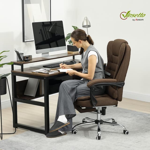 Detalle 2 de Vinsetto fauteuil de bureau ergonomique 120 kg