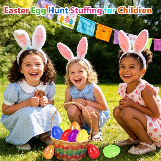 Detalle 2 de Facairzd Ostereier Zugset 12-teilig