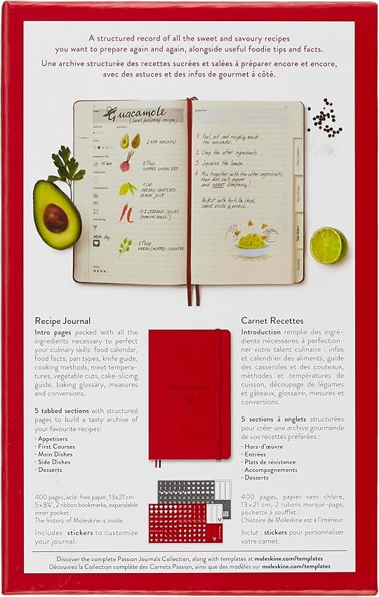 Thumbnail 1 de Moleskine Recipe Journal — Cuaderno de recetas 13×21 cm 📓