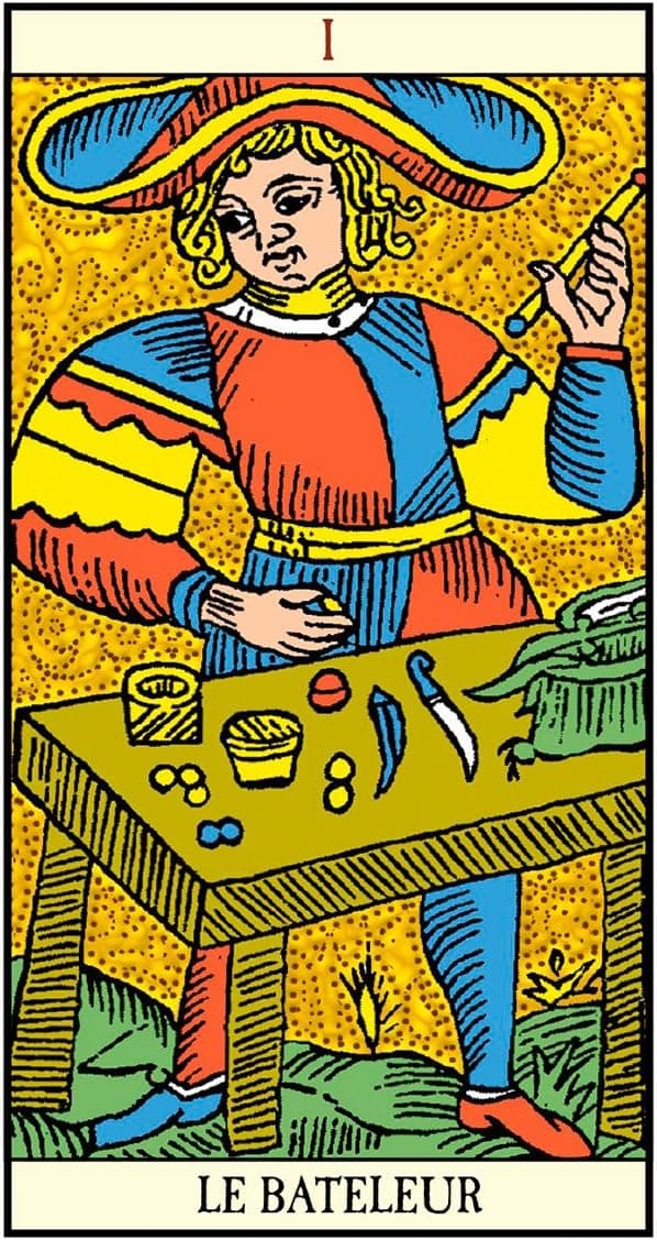 Thumbnail 3 de Golden Tarot of Marseille carte con oro