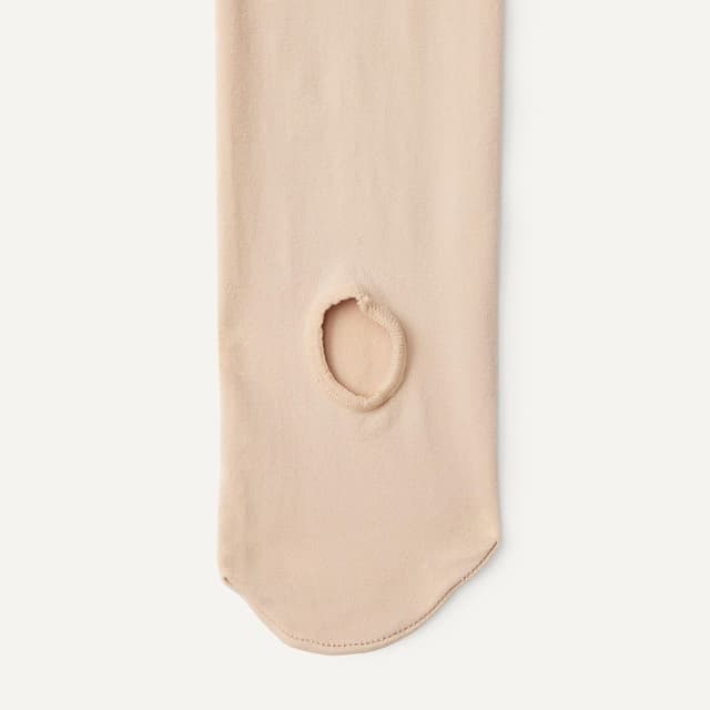 Detalle de Amazon Essentials Girl’s Dance Transition Tights (85% nylon, 15% elastane)