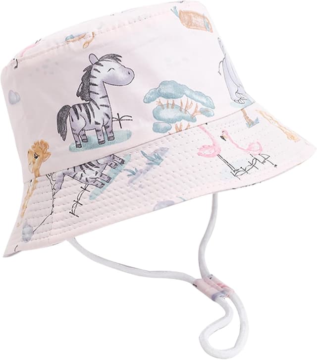 Detalle 2 de XYIYI Unisex Baby- & Kinder-Sonnenhut mit breiter Krempe (1–8 Jahre)