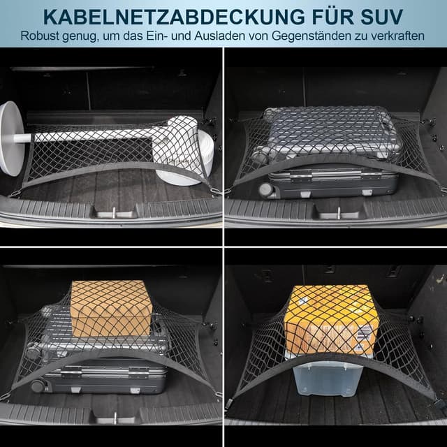 Thumbnail 4 de VEHIRIE Cargo Net Car Boot Net 70x50 cm