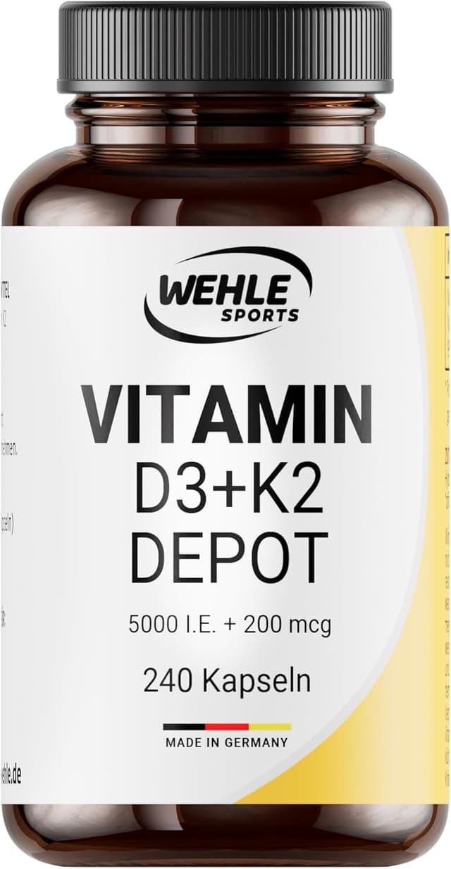 Imagen de Wehle Sports Vitamin D3 K2 120 Kapseln 💊 en OfertitasTOP