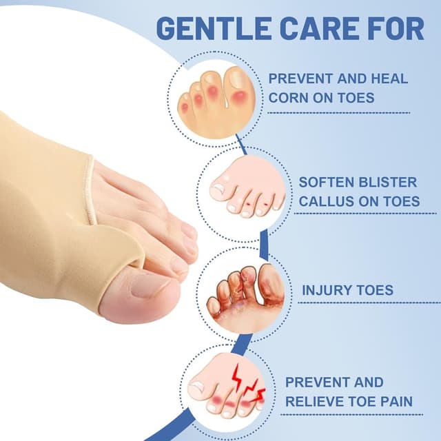 Thumbnail 2 de Calzini correttivi per alluce valgo Beige 👣