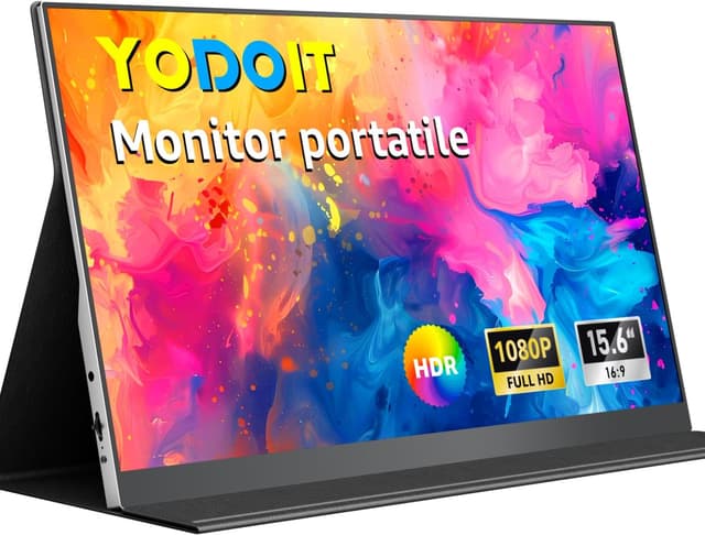 Imagen de Yodoit Monitor Portatile 15,6" IPS 1080P en OfertitasTOP