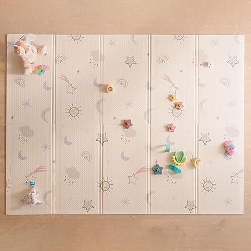 Imagen de Nuby Alfombra bebé acolchada reversible 150x200 cm 🧸 en OfertitasTOP