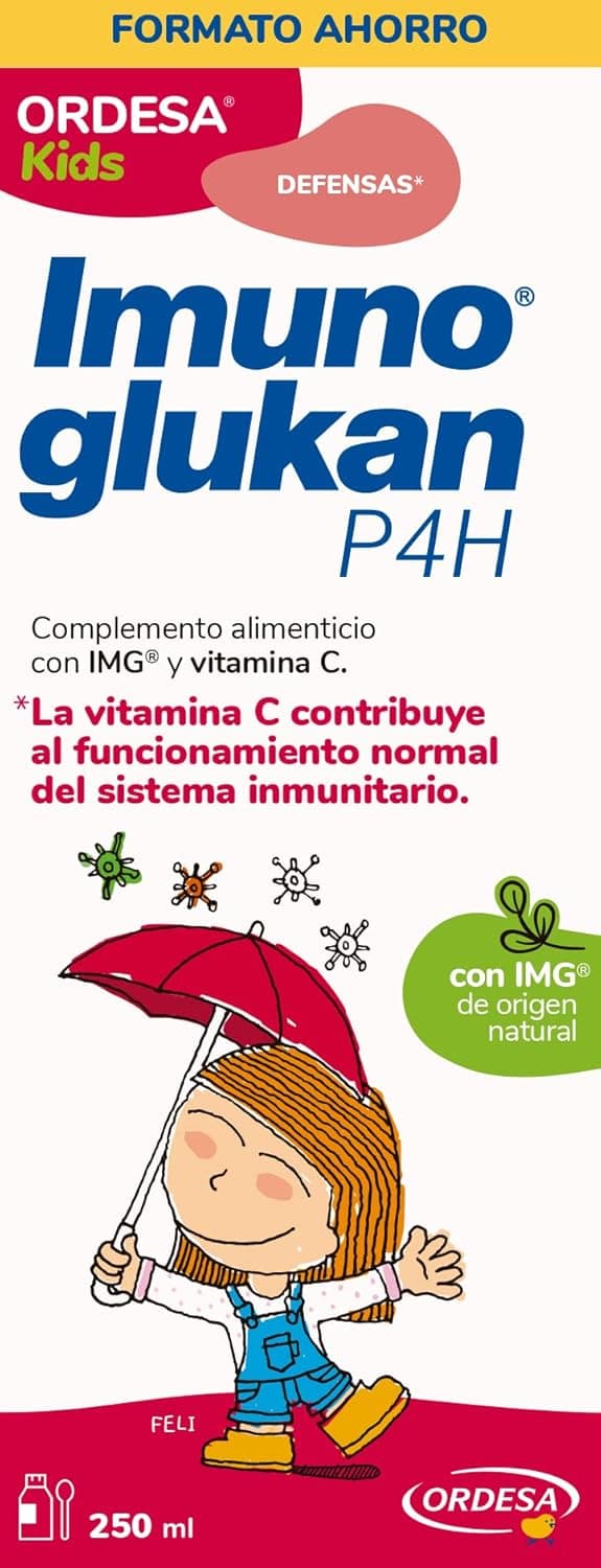 Thumbnail 1 de Imunoglukan P4H Jarabe 250 ml para defensas 👶