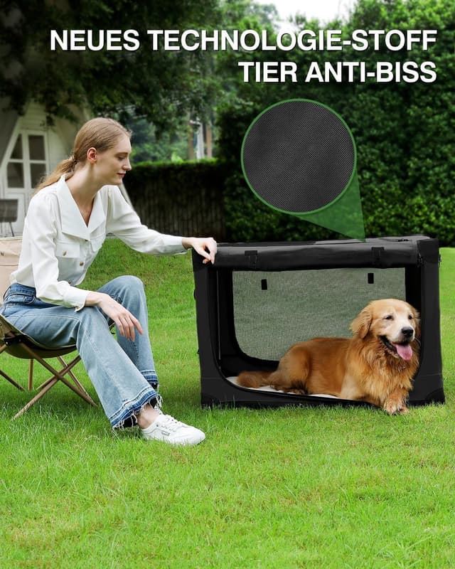 Detalle 2 de derimkcoa Hundebox faltbar 106 x 78 x 78 cm