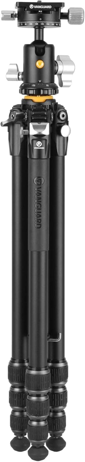 Detalle de VANGUARD VEO 5 234AB110S Aluminiumstativ mit Kugelkopf und Doppelachsensystem (10 kg Traglast)