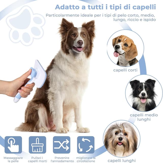 Detalle 2 de Vinabo Brosse autonettoyante pour animaux 95%