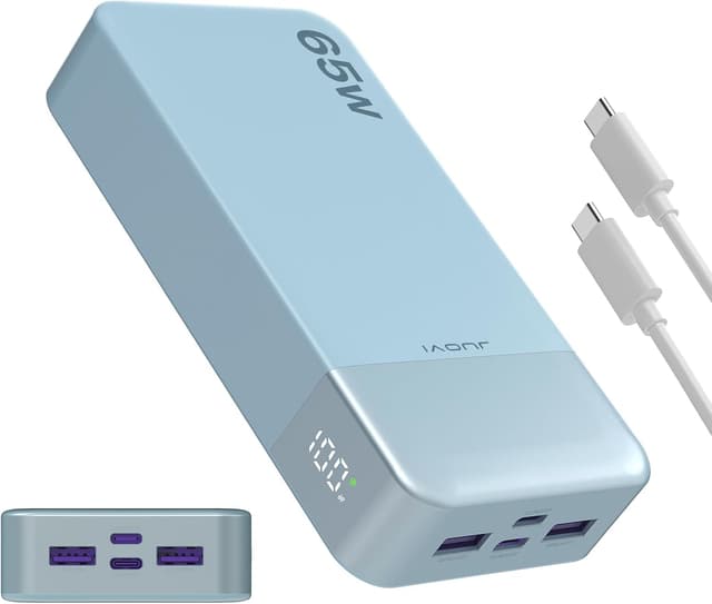 Detalle de JUOVI 65W power bank 20.000 mAh