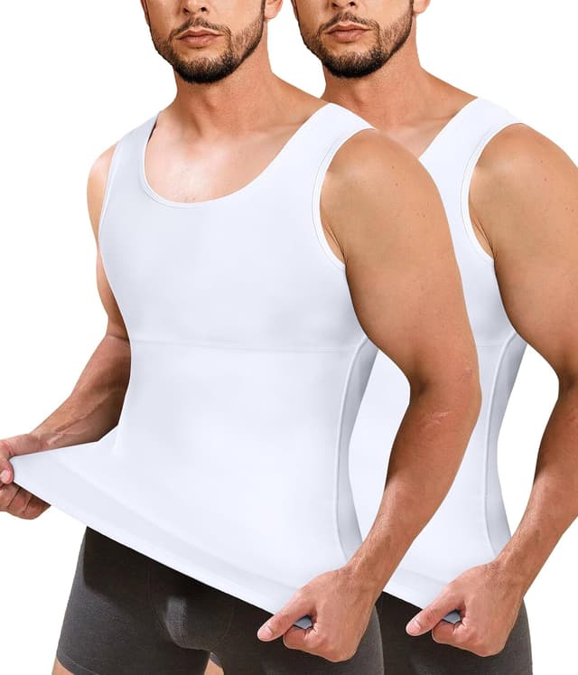 Imagen de Junlan Men Compression Shirt Vest 2 Pack en OfertitasTOP