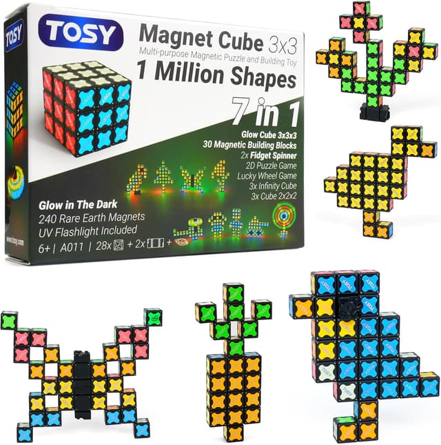 Detalle de TOSY Magnet Cube 3x3 240 magnets toy