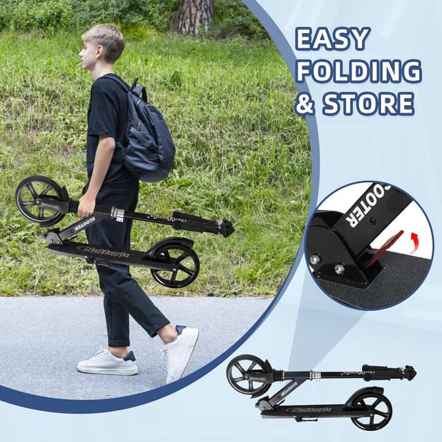 Thumbnail 4 de Nattork Kick Scooter 220LB Capacity for Teens and Adults 🛴
