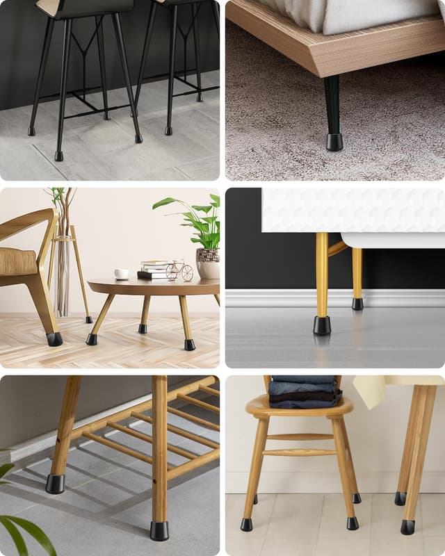 Thumbnail 6 de Lytool 26 protège-pieds de chaise en silicone (feutre épais), pour pieds 14 à 20 mm