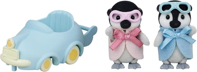 Detalle de Les jumeaux Pingouin Sylvanian Families: set con pinguini Pearl e Rocky