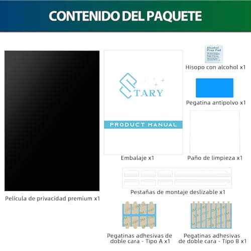 Thumbnail 7 de STARY Filtro de Privacidad 16" 16:10 📱 Compatible con HP/Dell/Acer