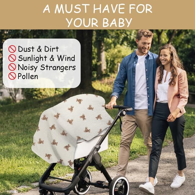 Thumbnail 6 de Aolso Breastfeeding Cover Muslin Cotton 360°