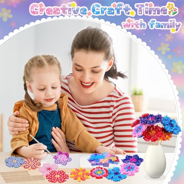 Thumbnail 5 de Eichhoo Poke-in Flower Craft Kit 10 Flowers