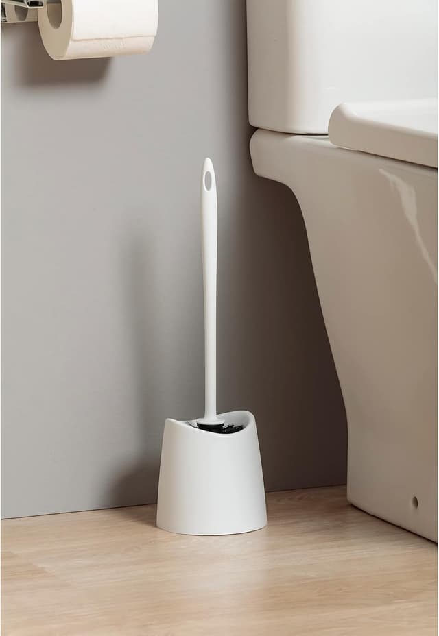 Detalle 2 de TATAY Brosse WC fixe et durable (support fermé) – design moderne, tête à vis