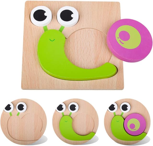 Thumbnail 3 de Holzpuzzle Ab 1 2 Jahr Montessori