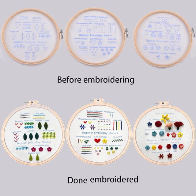 Thumbnail 3 de VINTAGE EMBROIDERY V.E Anfänger Stickerei-Kit