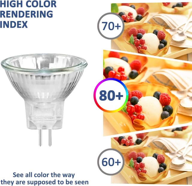 Detalle 2 de Caldarax MR11 GU4 Halogen, 8er Set