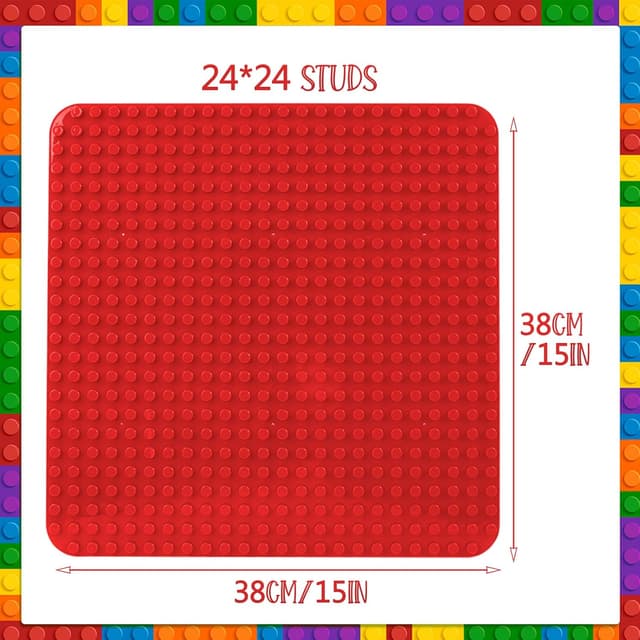 Detalle 2 de große Platte 38 x 38 cm kompatibel mit Duplo