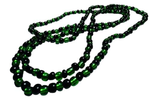 Detalle 2 de Collar de Oggún (Eleke) Yoruba/Ifá hecho a mano – fuerza, trabajo y protección