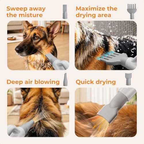 Thumbnail 6 de Pecute Pulseur pour chien Caniche sèche‑cheveux 4 buses