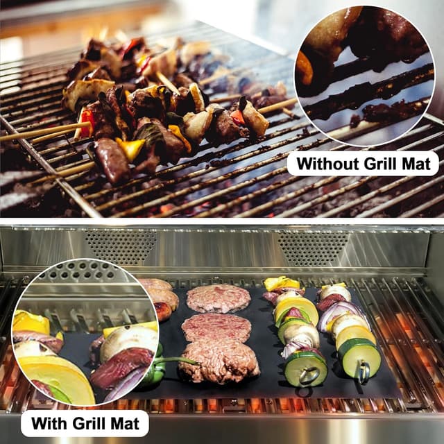 Thumbnail 3 de Tappetini barbecue 40 x 33 cm riutilizzabili 5 pezzi