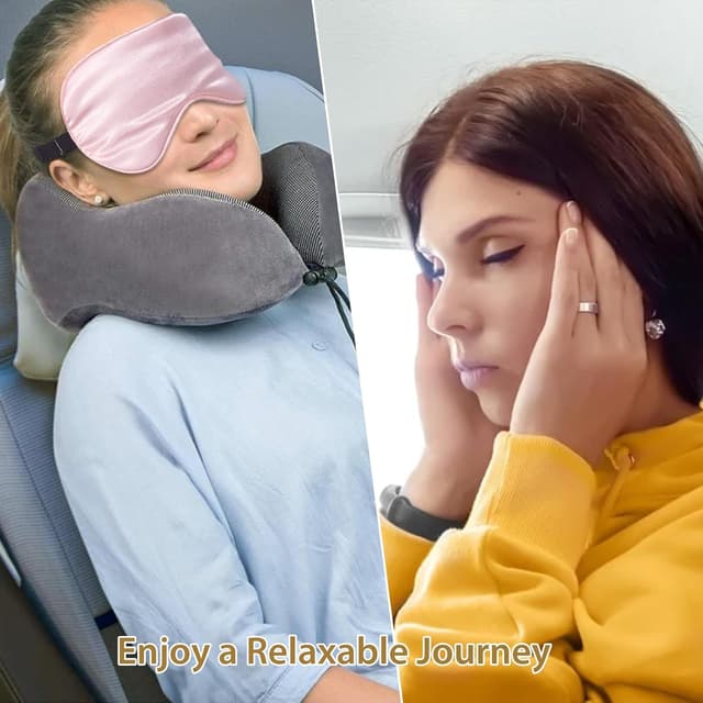 Detalle 2 de JroyJoy 4 Pack Silk Sleep Mask 100% Blackout