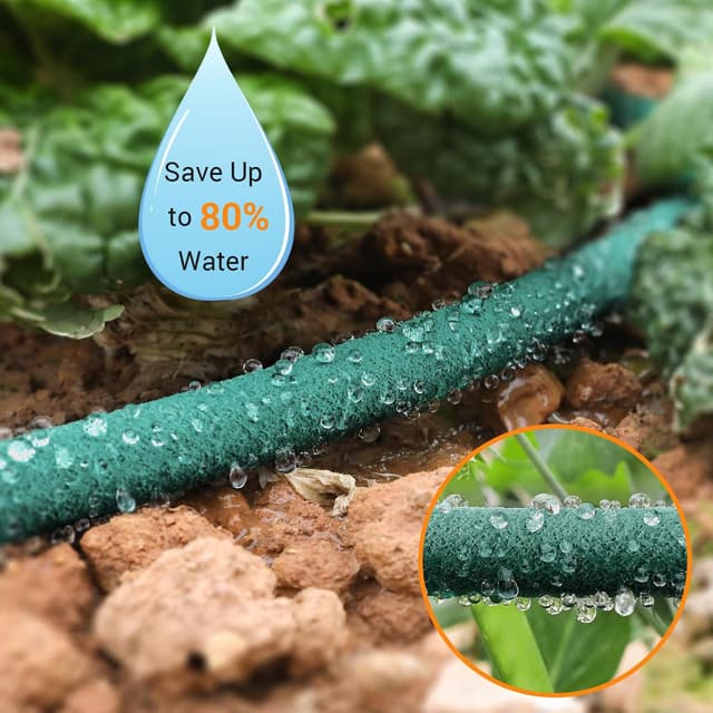 Detalle de 50 m Perlschlauch Tropfbewässerung 16,8 mm