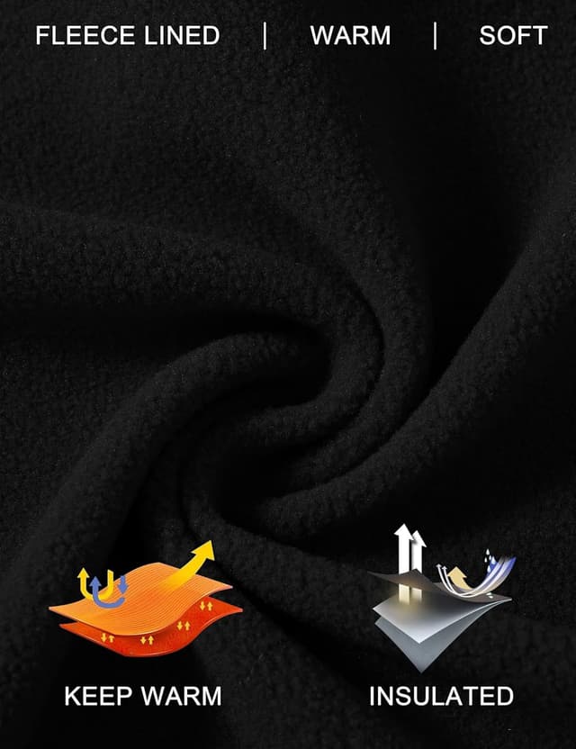 Detalle 2 de MoFiz Womens Fleece Lined Softshell Hooded Hybrid Puffer Jacket (Full Zip) for Running & Hiking