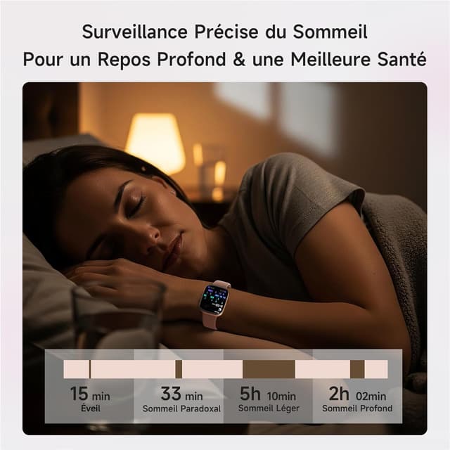 Thumbnail 6 de Montre connectée femme 1,85" et santé